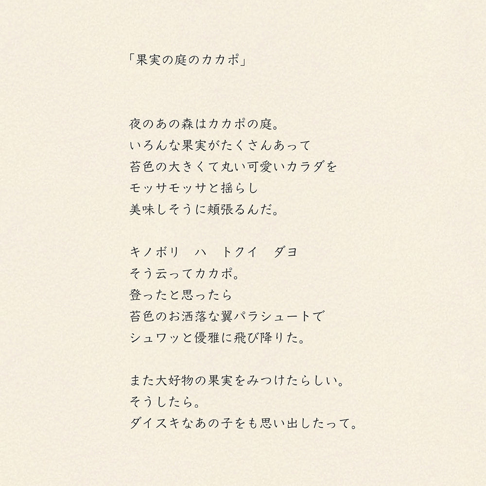 小皿/果実の庭のカカポ