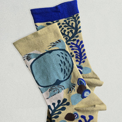 靴下/川原散歩のスッポン