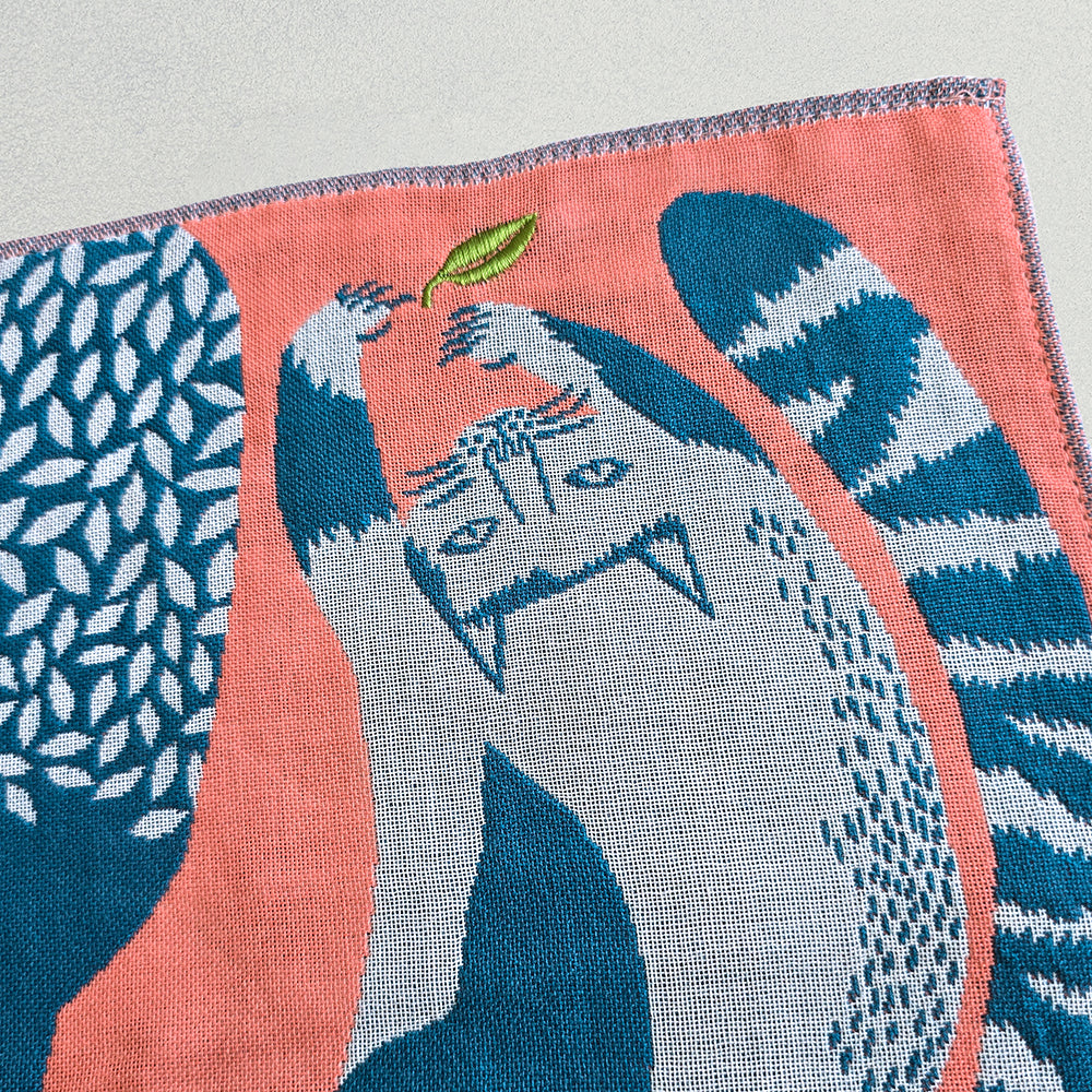 ガーゼハンカチ/公園の大きな樹のネコたち【 限定商品 】