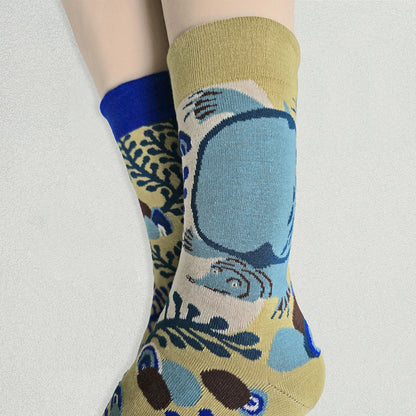 靴下/川原散歩のスッポン