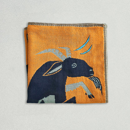 ガーゼハンカチ/岩山のスキップのヤギたち【 限定商品 】