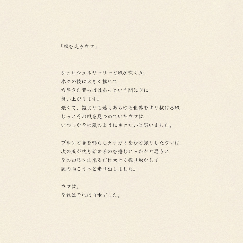 マルチクロス/風を走るウマ