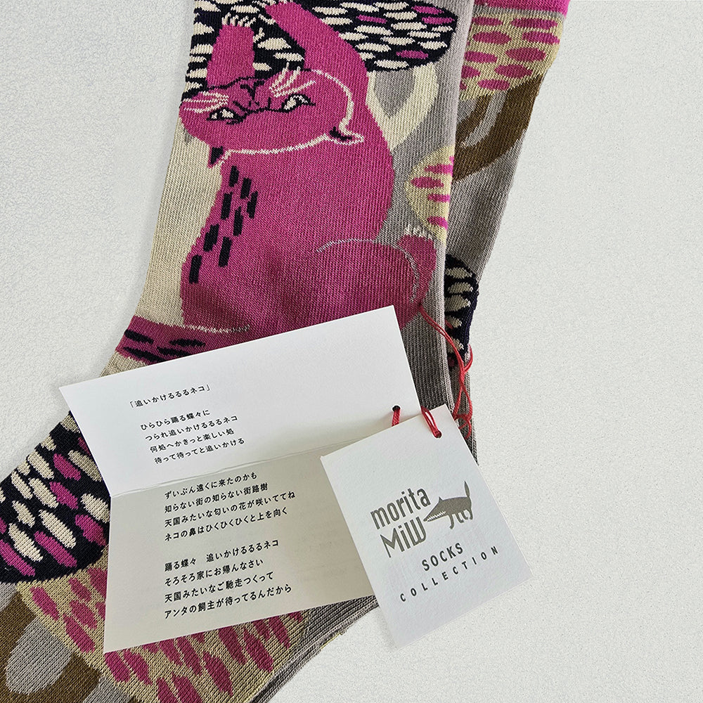 靴下/追いかけるるるネコ