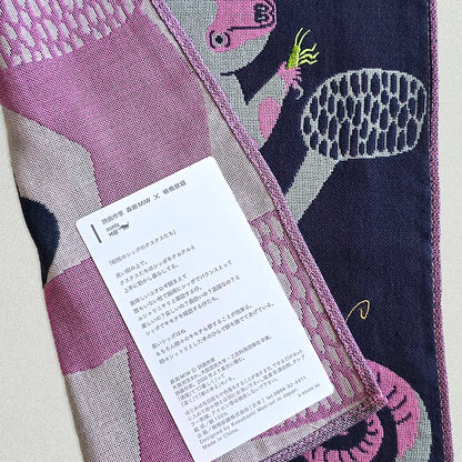 ガーゼハンカチ/樹枝のシッポのクスクスたち【 限定商品 】