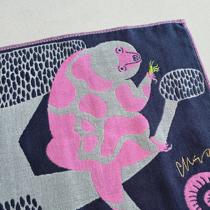 ガーゼハンカチ/樹枝のシッポのクスクスたち【 限定商品 】