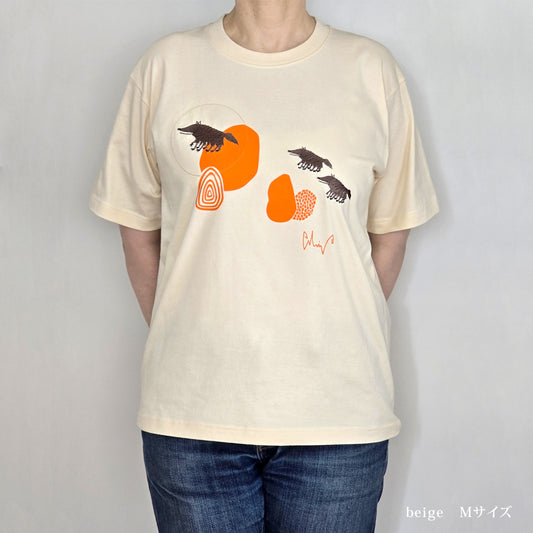 Tシャツ/八本足のオオカミ親子のTシャツ【オリジナル】