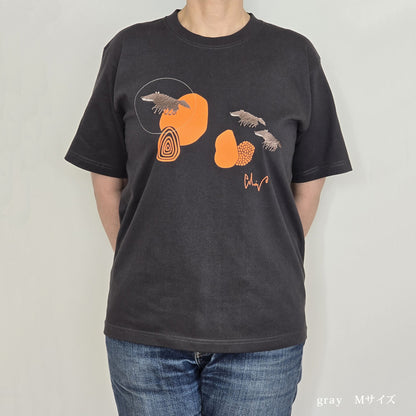 Tシャツ/八本足のオオカミ親子のTシャツ【オリジナル】