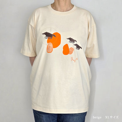 Tシャツ/八本足のオオカミ親子のTシャツ【オリジナル】