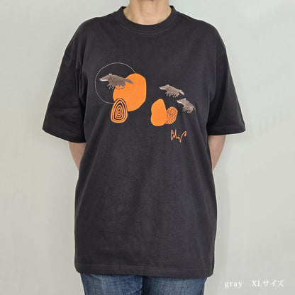 Tシャツ/八本足のオオカミ親子のTシャツ【オリジナル】