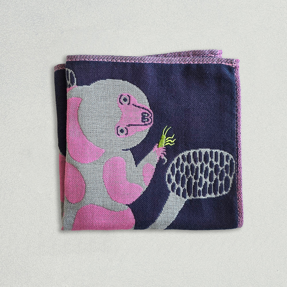 ガーゼハンカチ/樹枝のシッポのクスクスたち【 限定商品 】