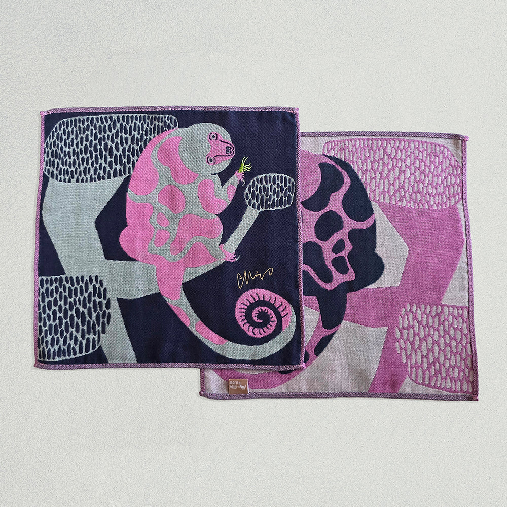 ガーゼハンカチ/樹枝のシッポのクスクスたち【 限定商品 】