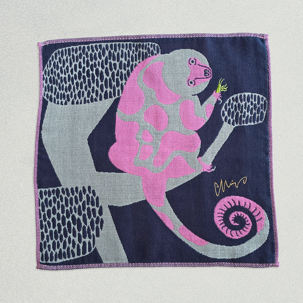 ガーゼハンカチ/樹枝のシッポのクスクスたち【 限定商品 】