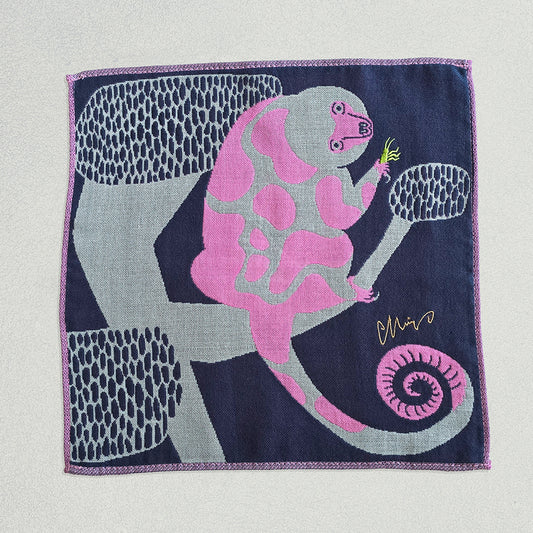 ガーゼハンカチ/樹枝のシッポのクスクスたち【 限定商品 】